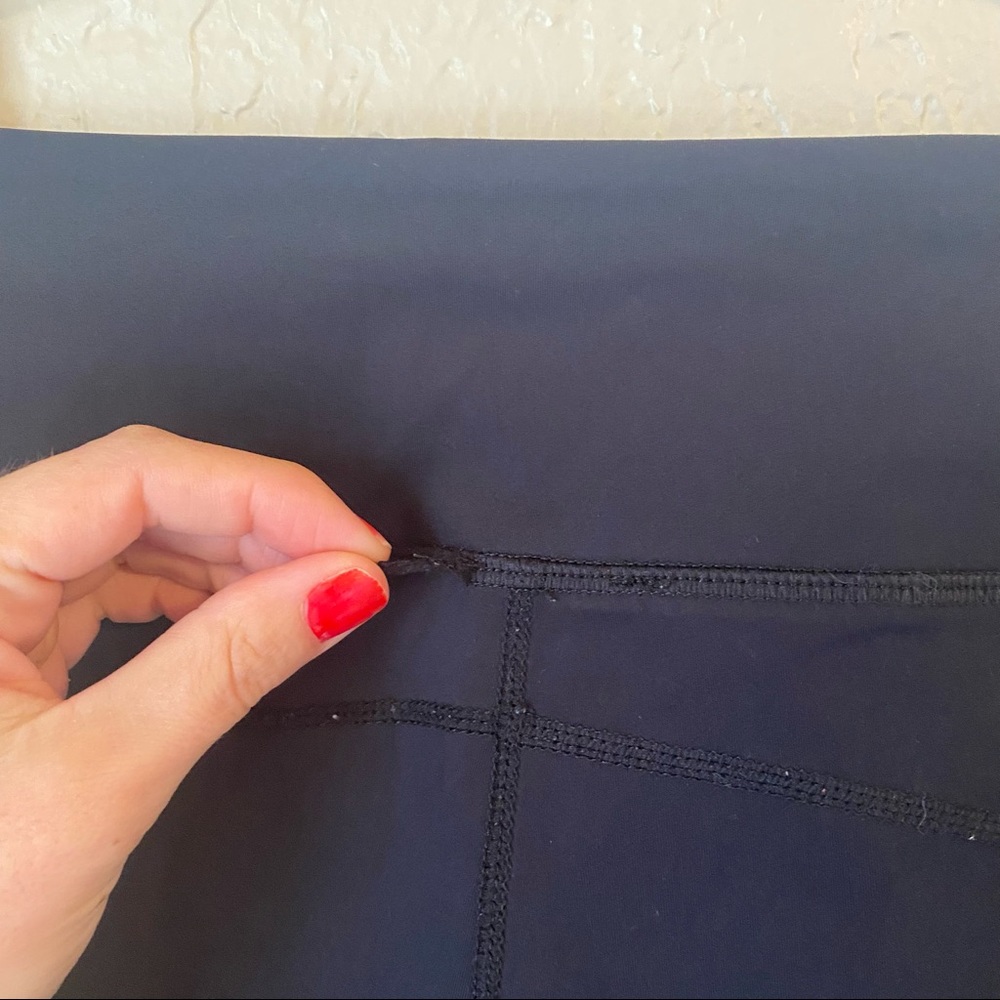 ALALA Heroine Tight Black And Aruba Blue 7/8 Leggings Size Small - Picture 8 of 15